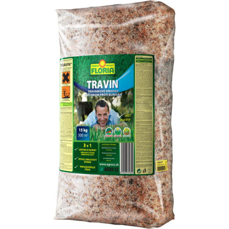 Travní hnojivo AGRO FLORIA TRAVIN - 15 kg